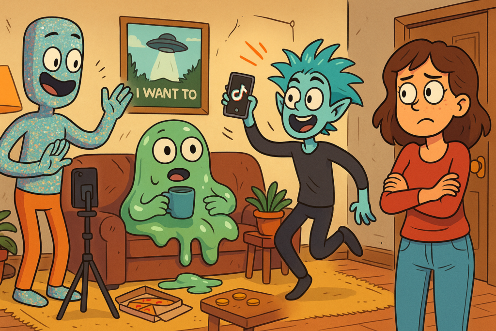 Flatmates from planet9